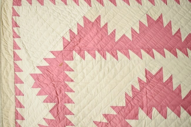 30's Delectable Mountain Quilt - 4