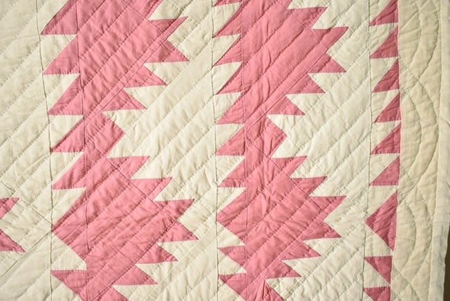 30's Delectable Mountain Quilt - 7