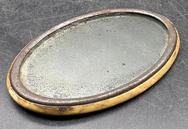 Antique Duffy's Pure Malt Whiskey Pocket Mirror Celluloid Advertising c1910 - 6