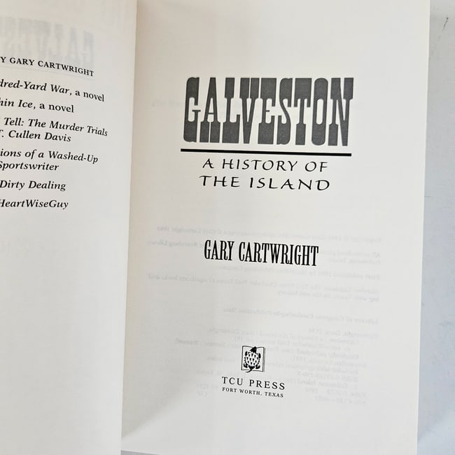 Galveston Horrors and History Book Lot - 2