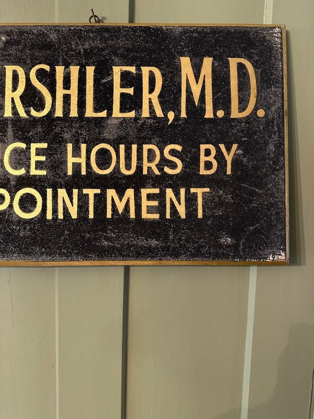 M.D. Doctor's Office Sign - 4
