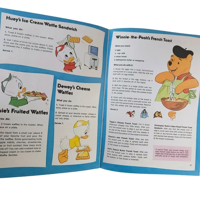 Walt Disney Mickey Mouse Cook Book 1975 First Edition - 7