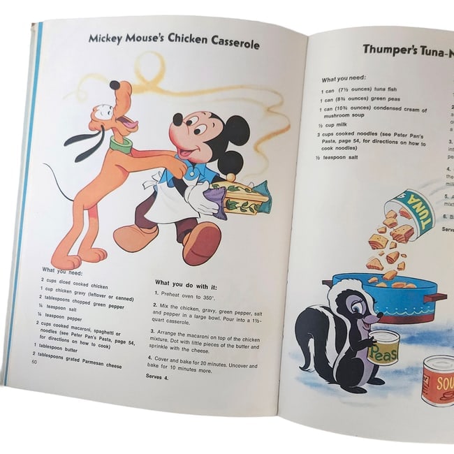 Walt Disney Mickey Mouse Cook Book 1975 First Edition - 8