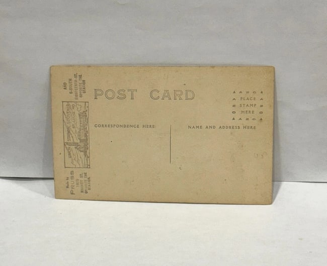 RPPC Real Photo Studio Postcard Man Train 'Leaving St Louis- Wabash' Circa 1900 - 3