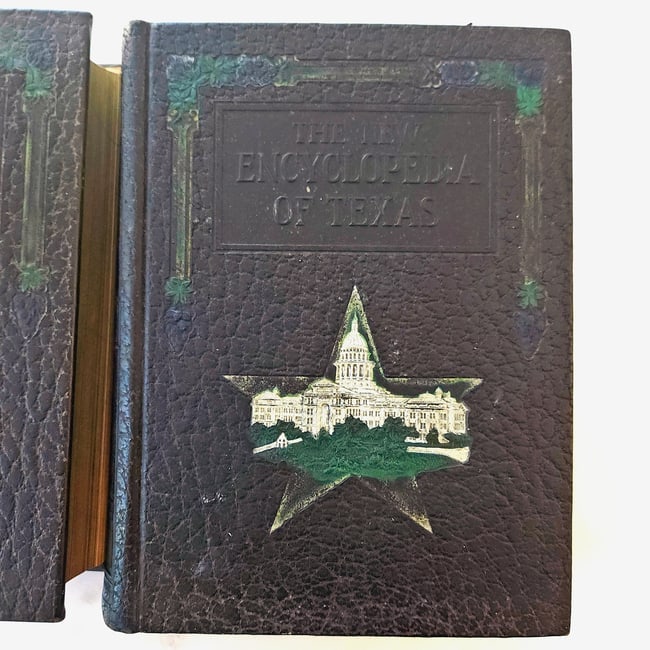 1922 1st Edition "The New Encyclopedia of Texas" Texas Historical Society Two volume set - 3