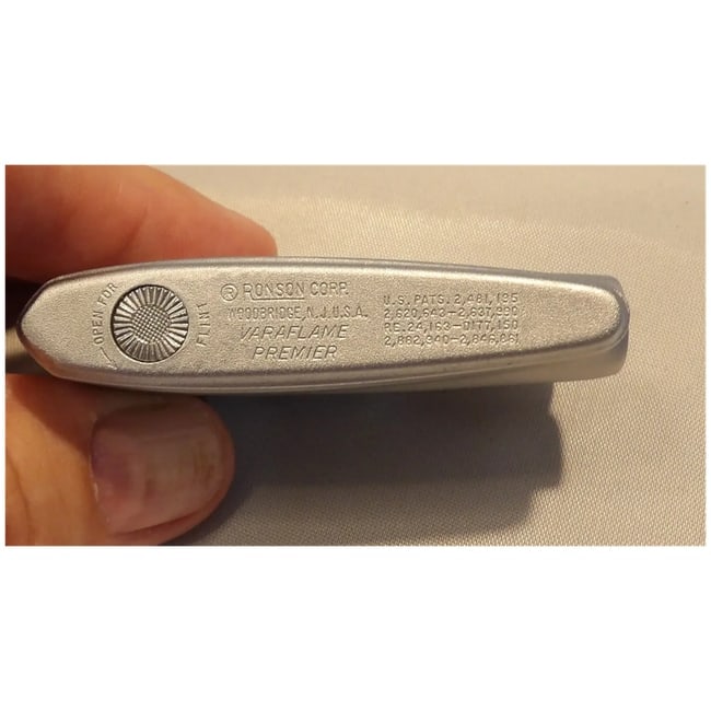 Ronson Premier Vara Flame Butane Lighter - 7