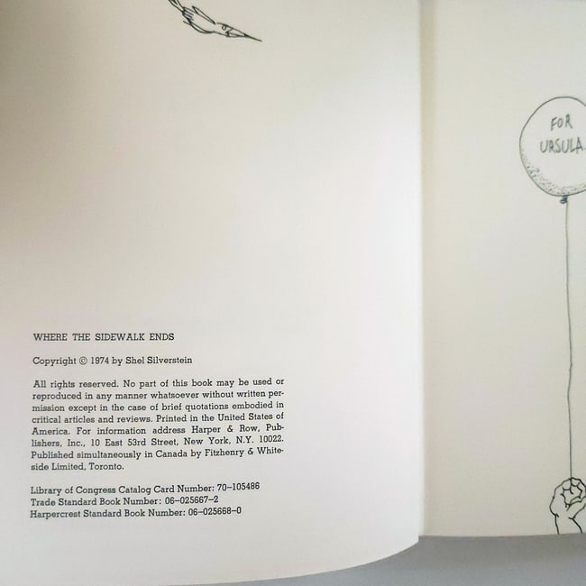 Two Shel Silverstein Hard Cover First Edition; Early Printing Books - 14