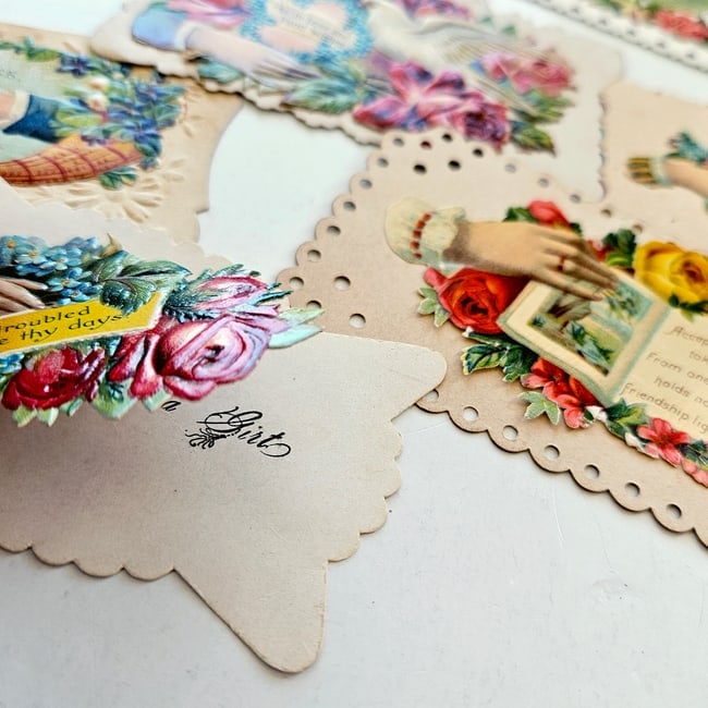Large Lot Salesman Samples Victorian Calling Cards - 6