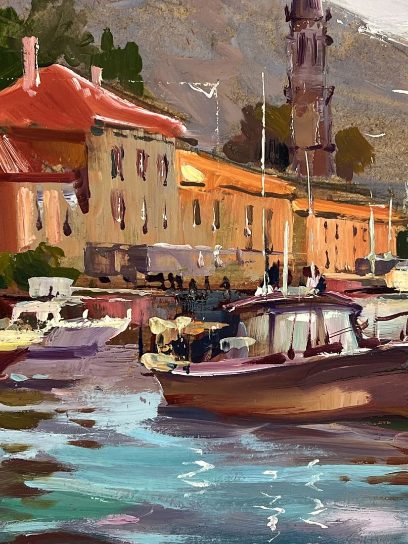 Oil painting City on the Pier Yuriy Suprunchuk - 7