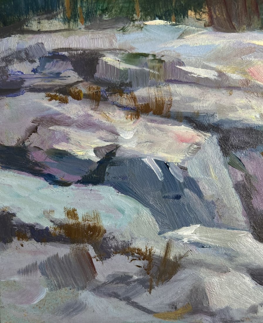 Oil painting Walk along the river Yuriy Suprunchuk - 7