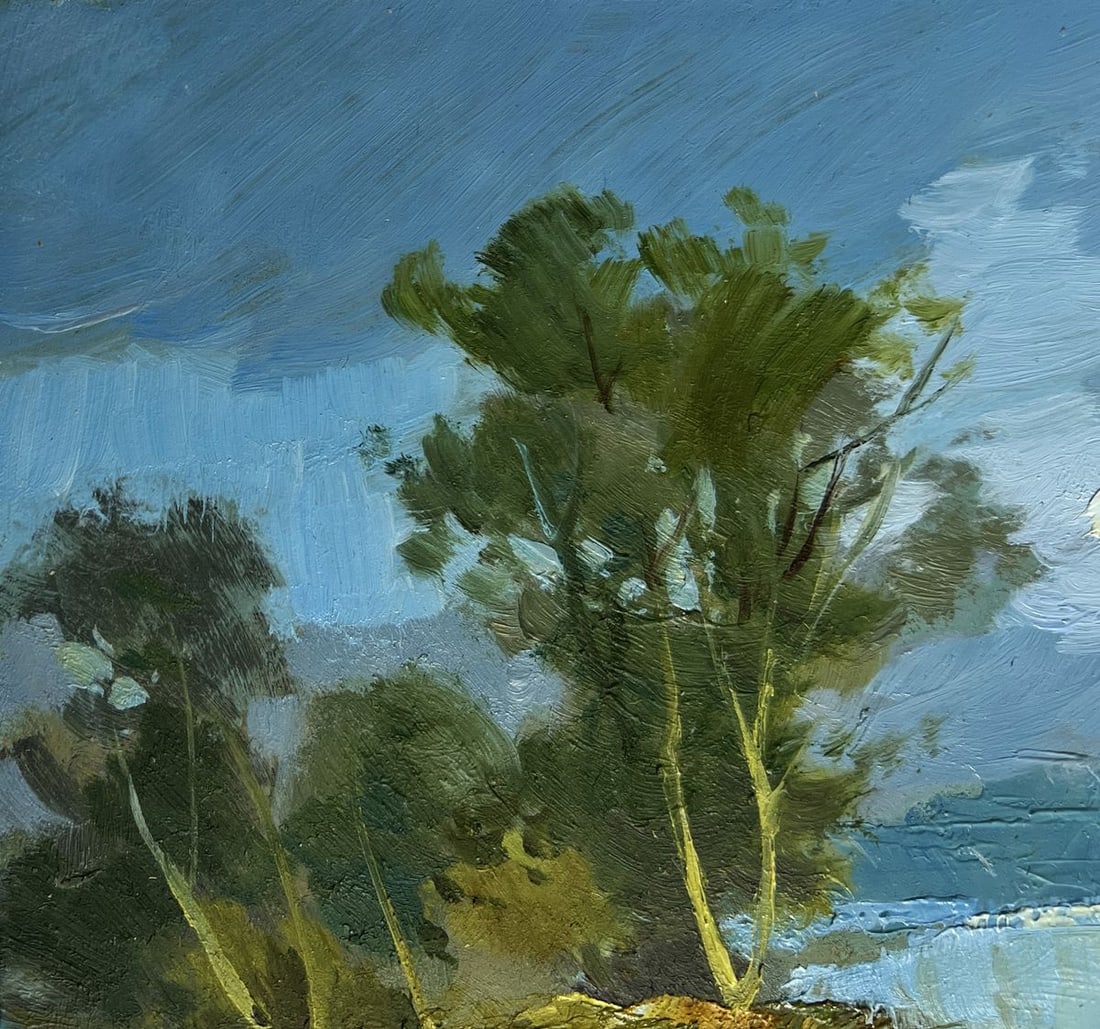 Oil painting Peace and quiet in nature Yuriy Suprunchuk - 6
