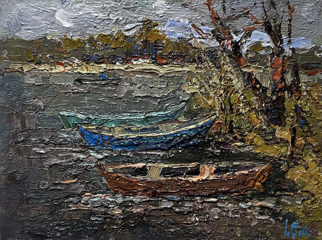 Oil painting Autumn melancholy Oksana Kalenyuk - 3