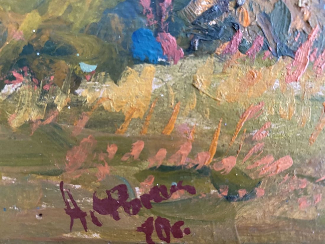 Oil painting Quiet evening Fomin Anatoly Nikiforovich - 3