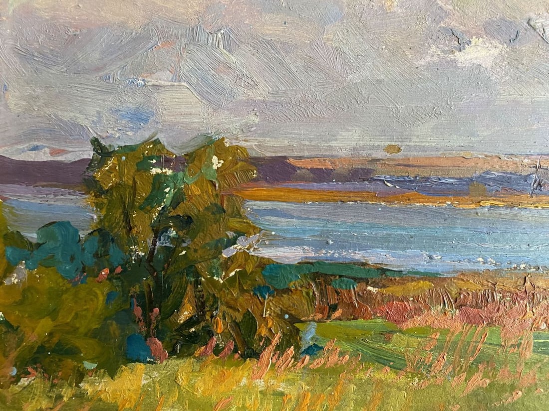 Oil painting Quiet evening Fomin Anatoly Nikiforovich - 4