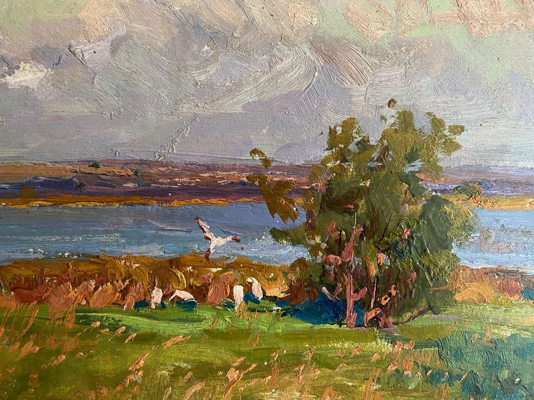 Oil painting Quiet evening Fomin Anatoly Nikiforovich - 6