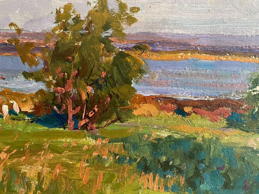 Oil painting Quiet evening Fomin Anatoly Nikiforovich - 9