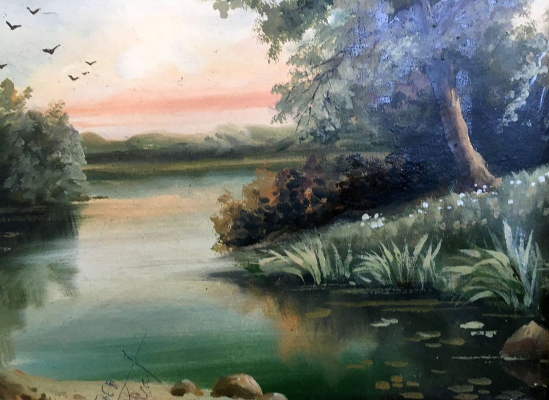 Oil painting Summer day Boroshnev M. - 4