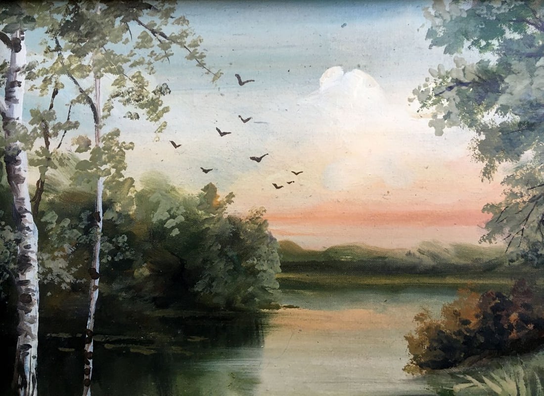 Oil painting Summer day Boroshnev M. - 6
