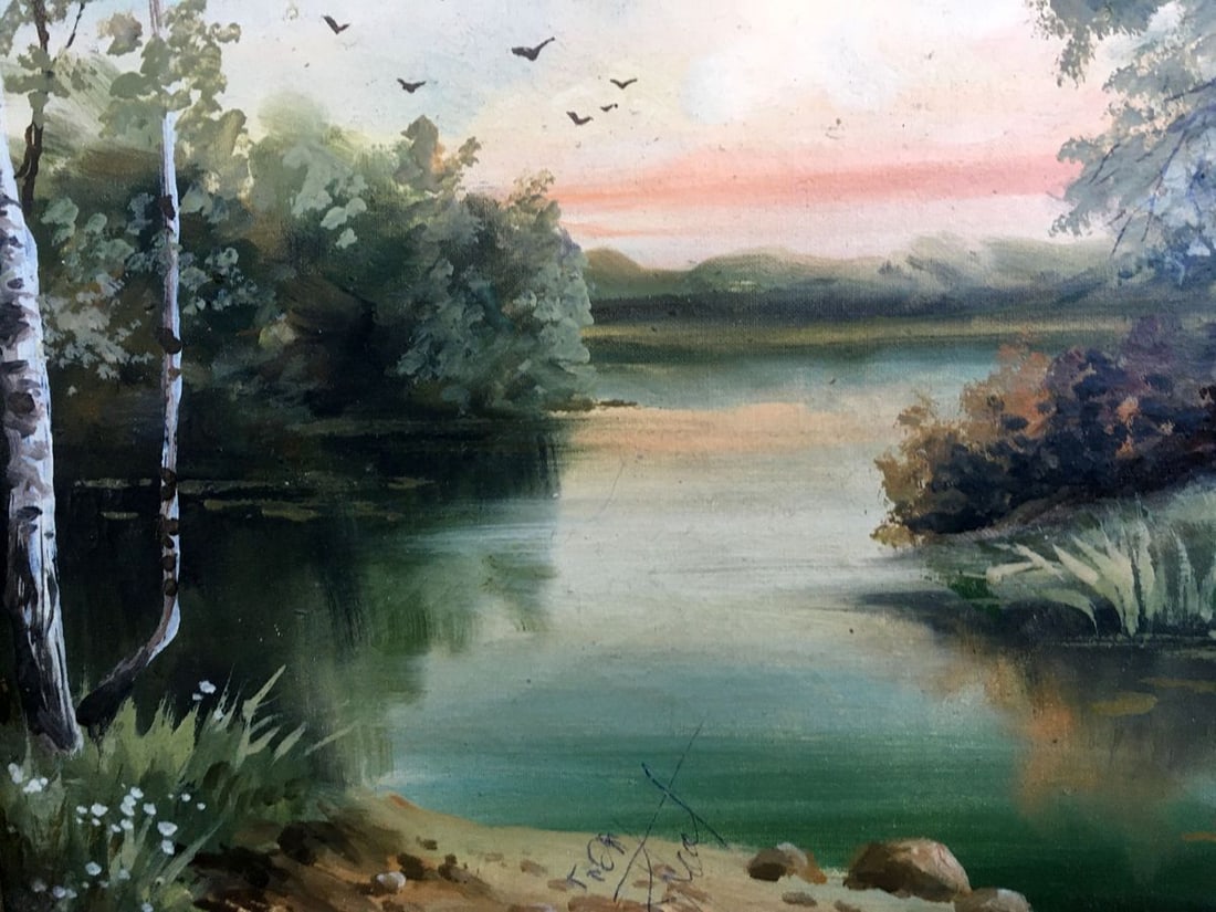 Oil painting Summer day Boroshnev M. - 7