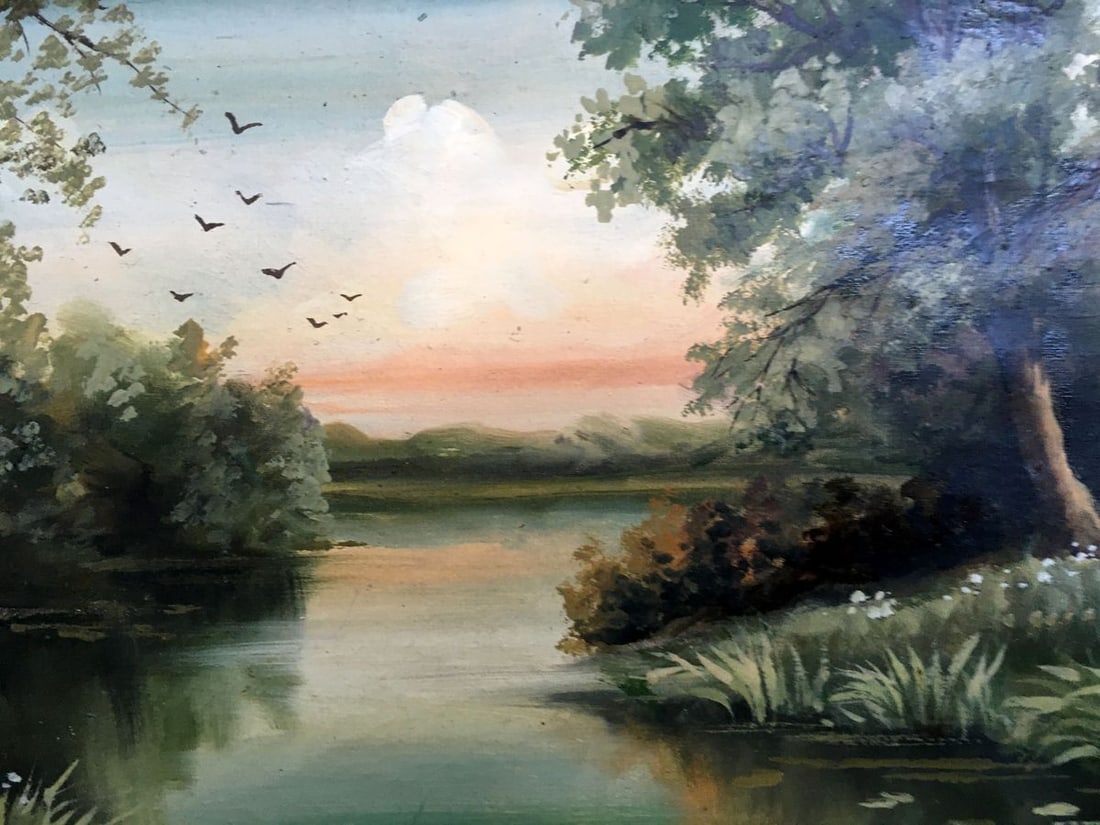 Oil painting Summer day Boroshnev M. - 8