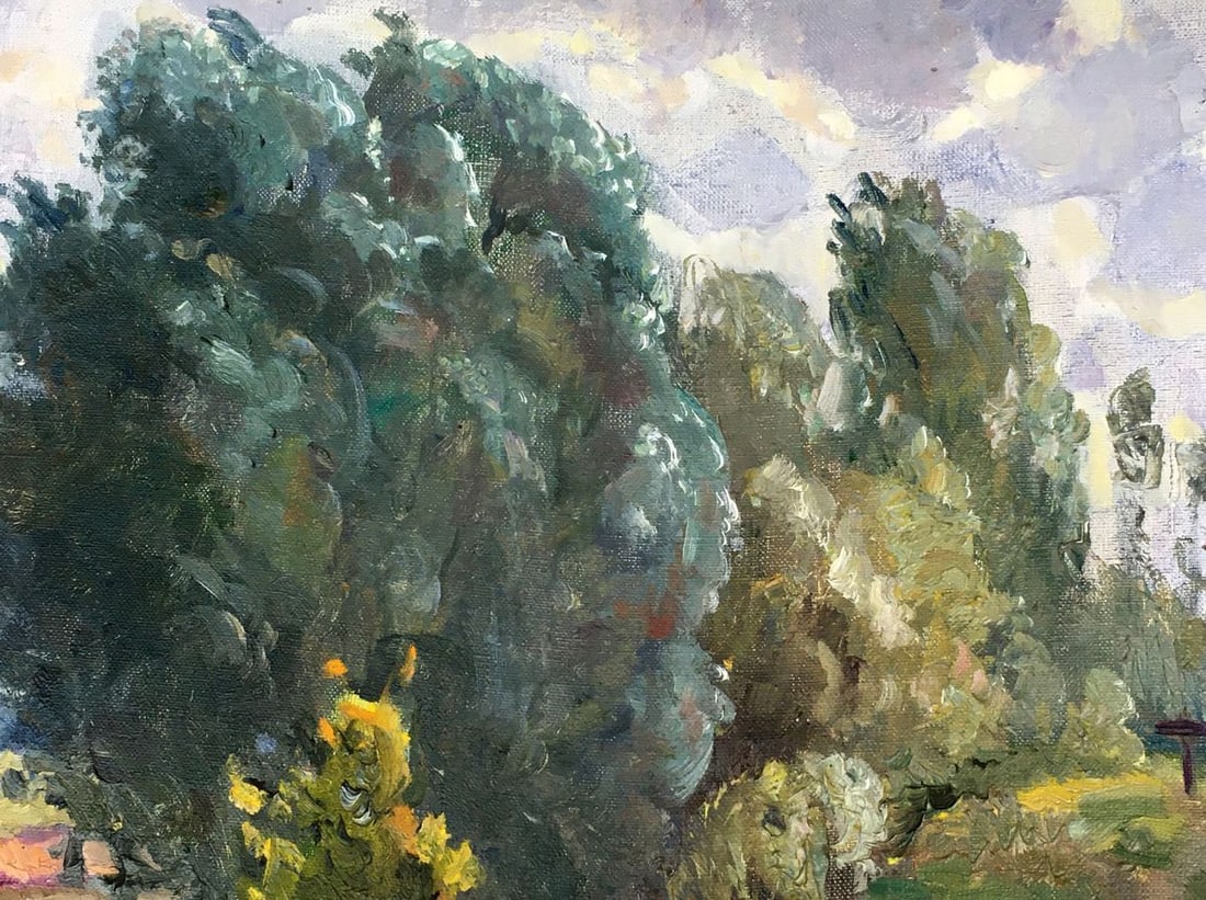Oil painting Near the river Mynka Alexander Fedorovich - 4