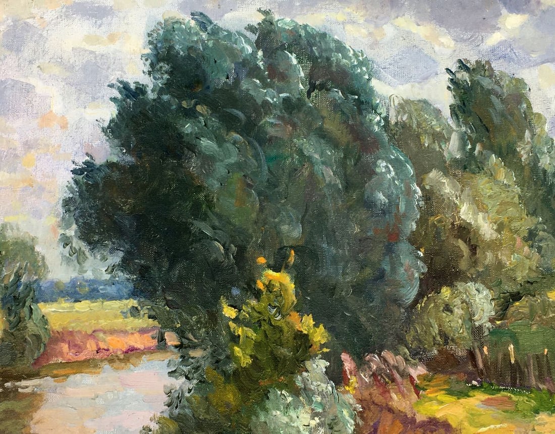 Oil painting Near the river Mynka Alexander Fedorovich - 6