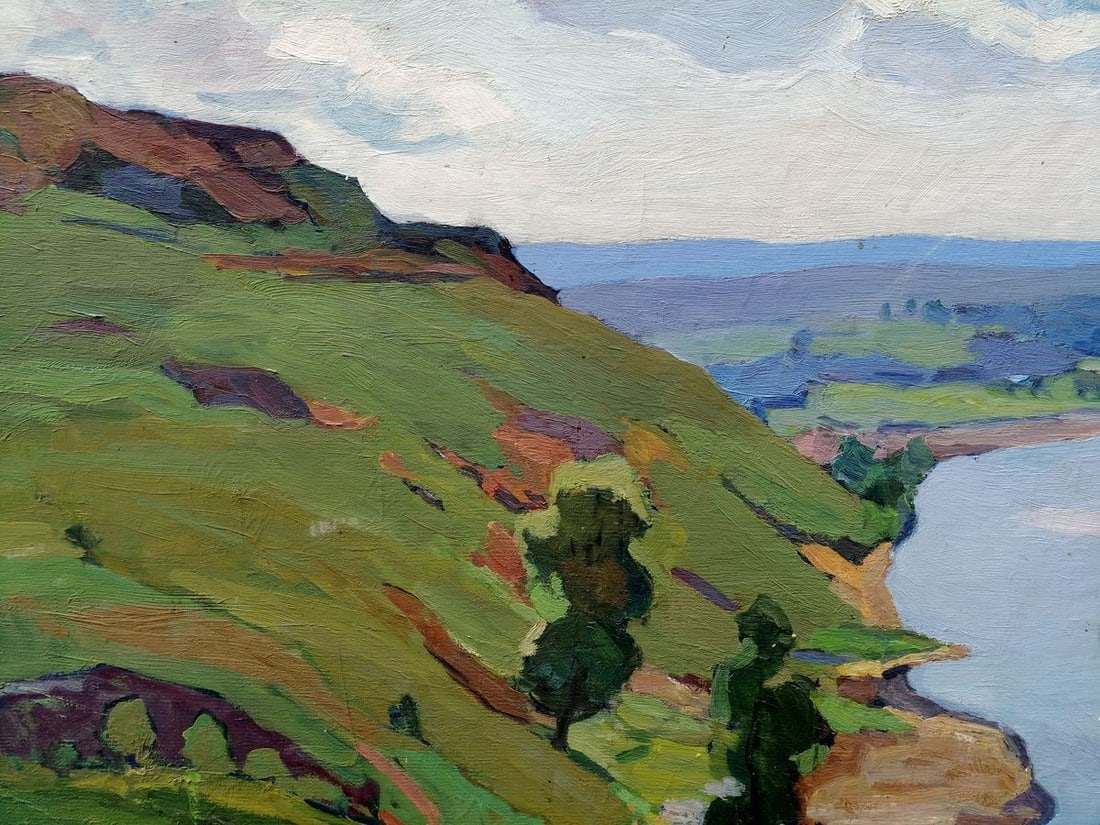 Oil painting It is noon Gantman Moisey Faibovich - 3