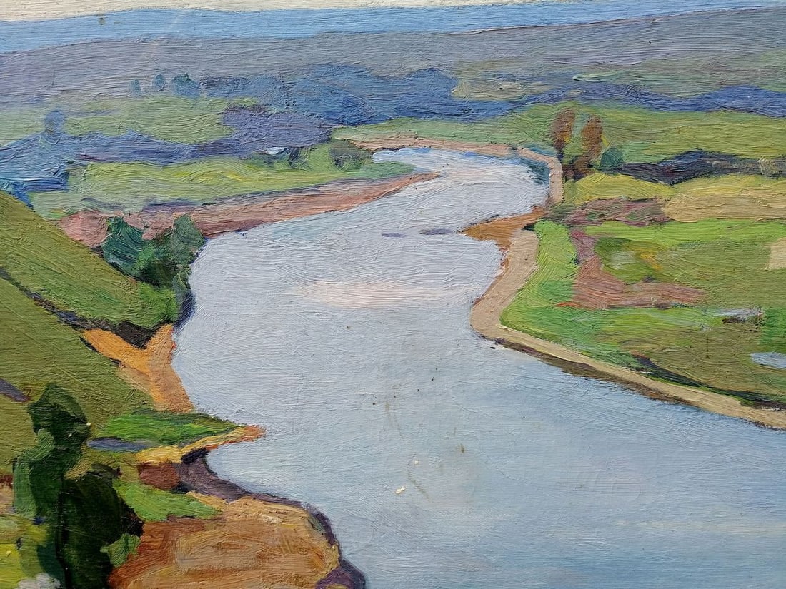 Oil painting It is noon Gantman Moisey Faibovich - 5