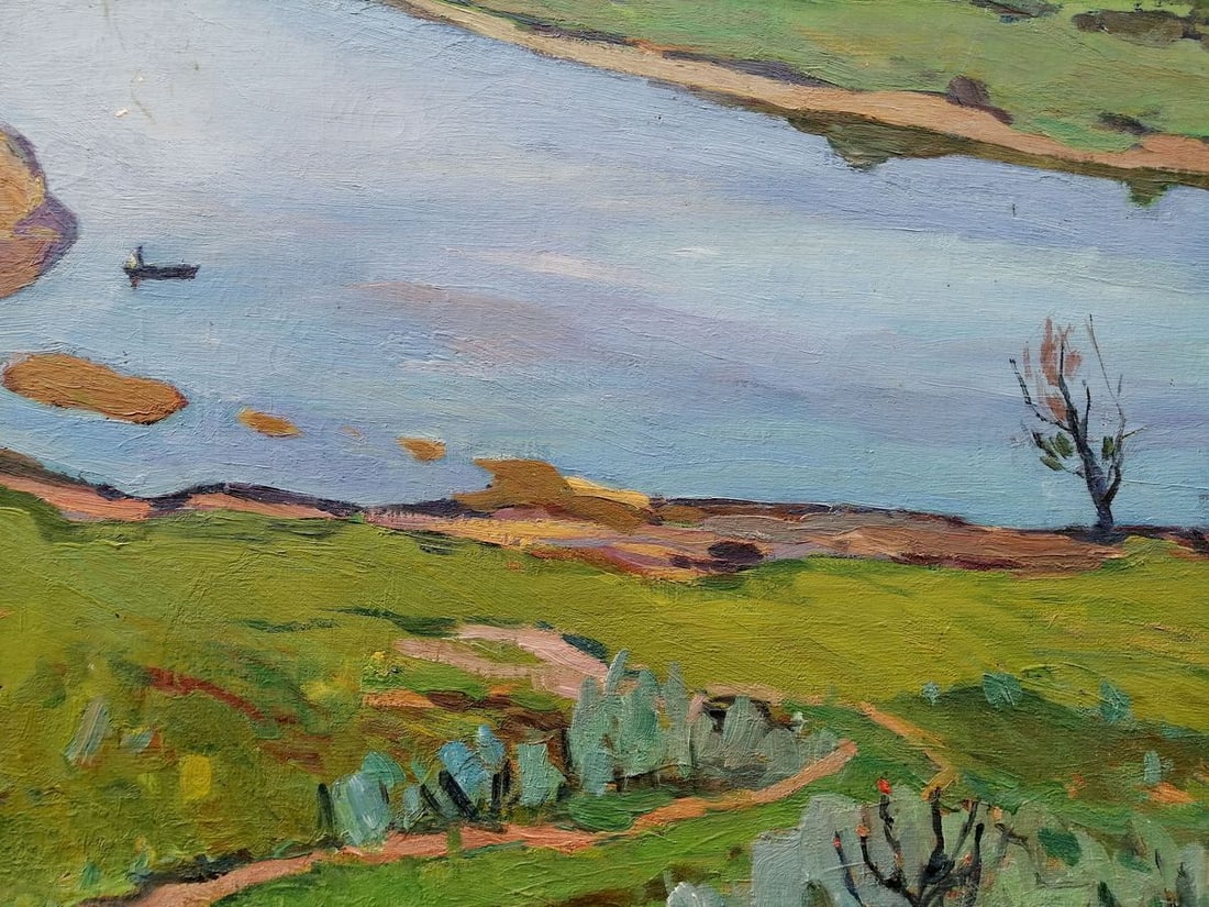 Oil painting It is noon Gantman Moisey Faibovich - 6