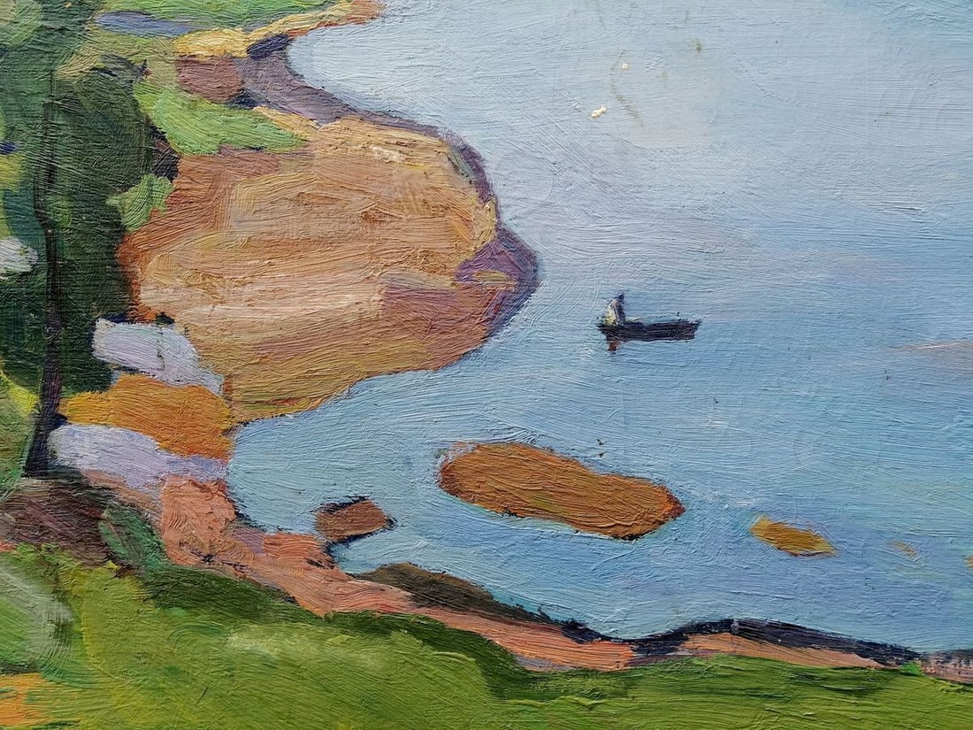 Oil painting It is noon Gantman Moisey Faibovich - 7