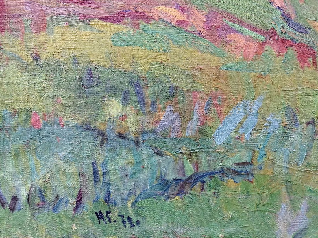 Oil painting It is noon Gantman Moisey Faibovich - 8