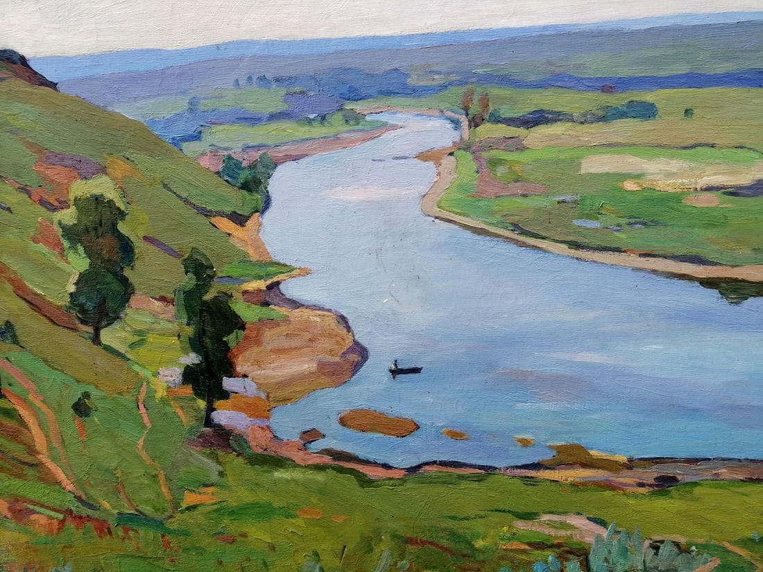 Oil painting It is noon Gantman Moisey Faibovich - 9