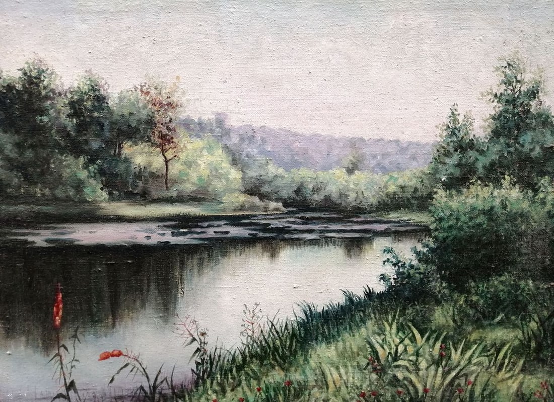 Oil painting Far from everyone Unknown artist - 2