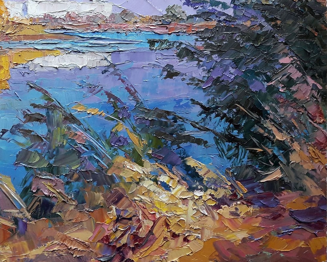 Oil painting Autumn on the river Serdyuk Boris Petrovich - 5