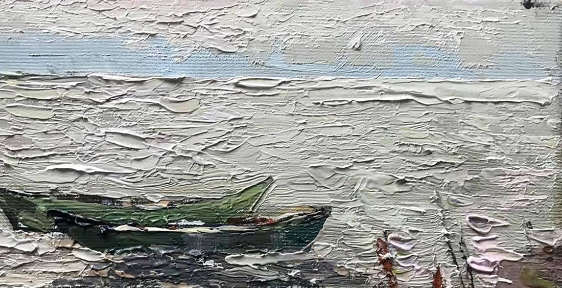 Oil painting Bank side Kalenyuk Oksana - 3