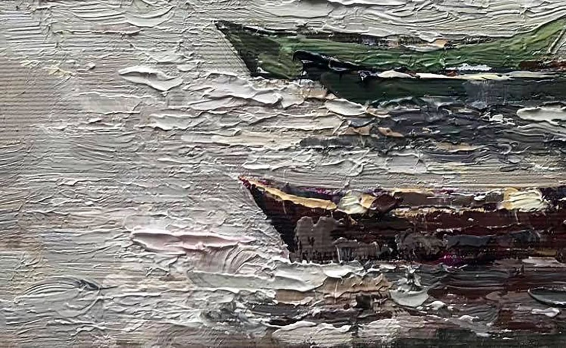 Oil painting Bank side Kalenyuk Oksana - 4