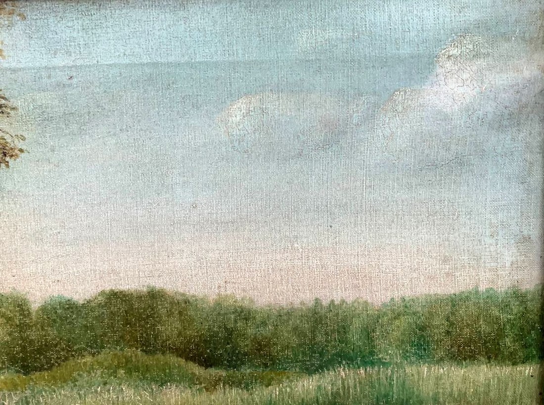 Oil painting By the river Voronkov - 6