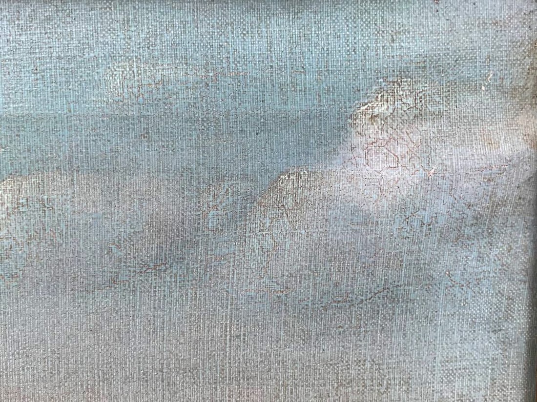Oil painting By the river Voronkov - 8