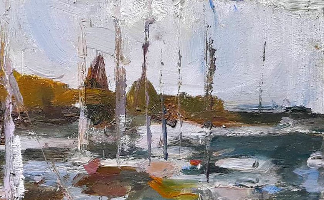Oil painting Yacht Club Kovalenko Ivan Mikhailovich - 3