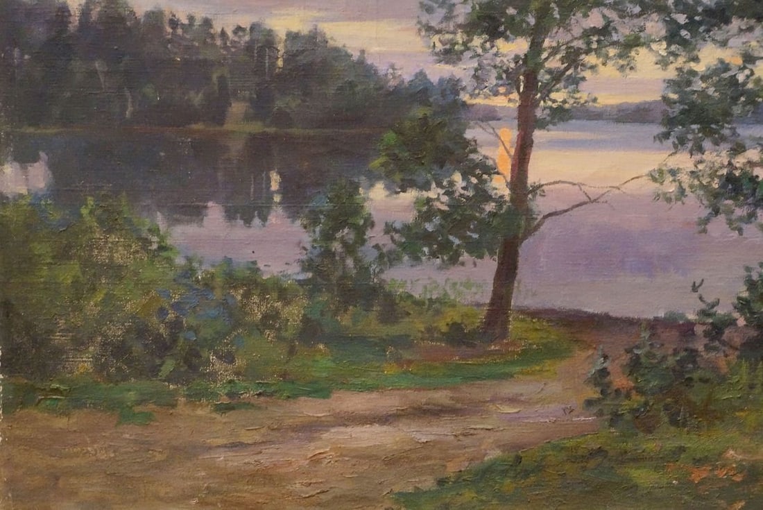Oil painting Sunset Petrov Boris Stepanovich - 2