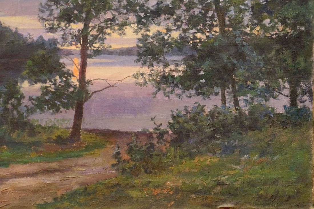 Oil painting Sunset Petrov Boris Stepanovich - 5