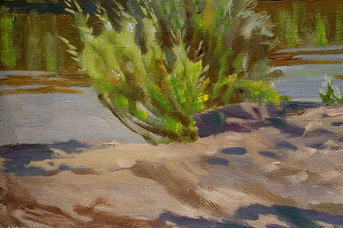 Oil painting River landscape Chernikov Nikolay Vladimirovich - 2