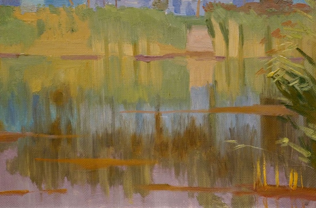 Oil painting By the river Chernikov Nikolay Vladimirovich - 5