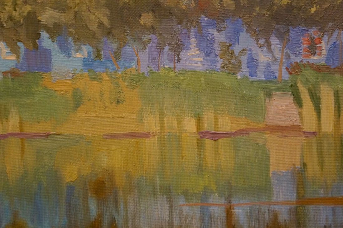 Oil painting By the river Chernikov Nikolay Vladimirovich - 6