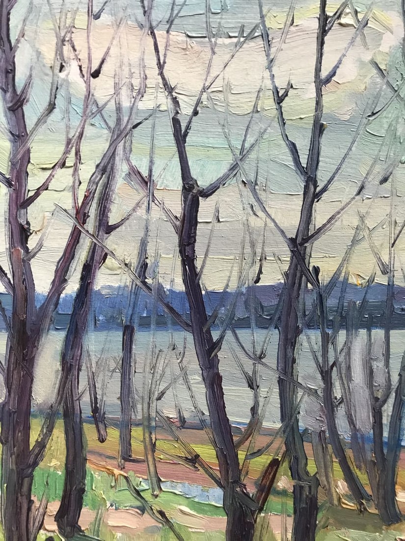 Oil painting Forest park Peter Tovpev - 4