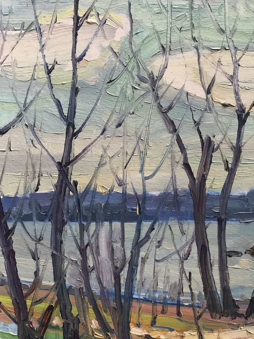 Oil painting Forest park Peter Tovpev - 6