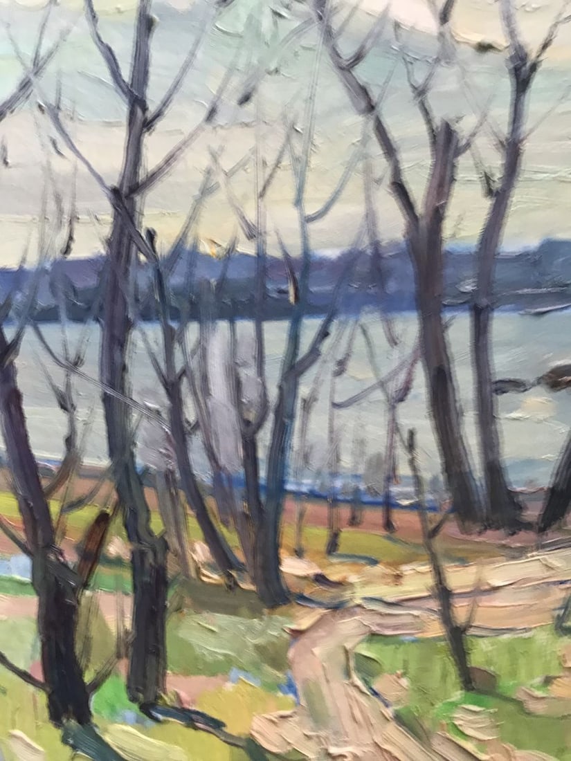 Oil painting Forest park Peter Tovpev - 7
