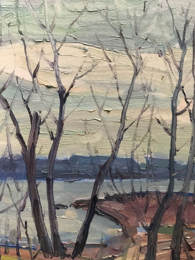 Oil painting Forest park Peter Tovpev - 8