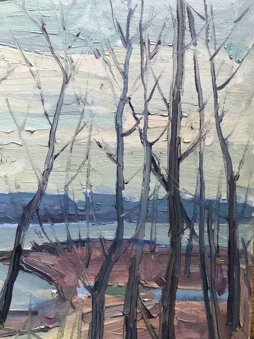 Oil painting Forest park Peter Tovpev - 9