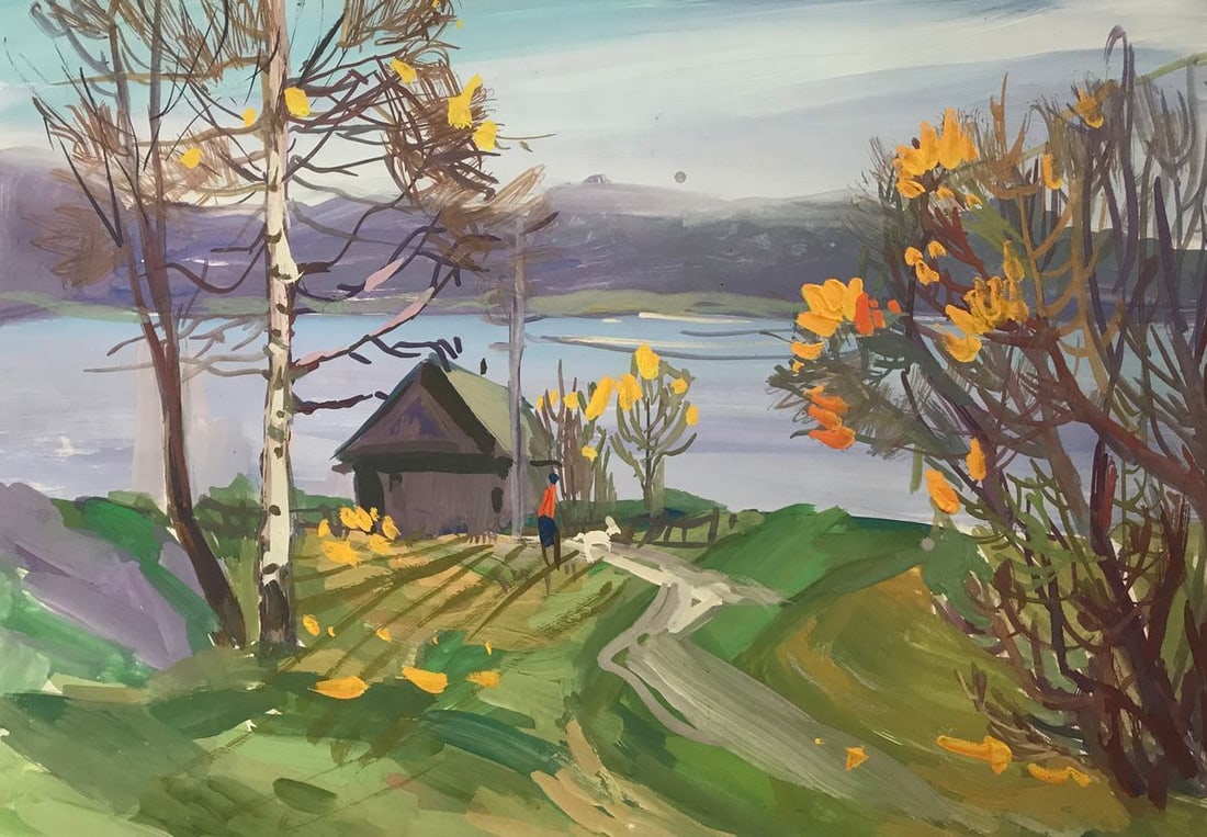Oil painting Country life Unknown artist - 4